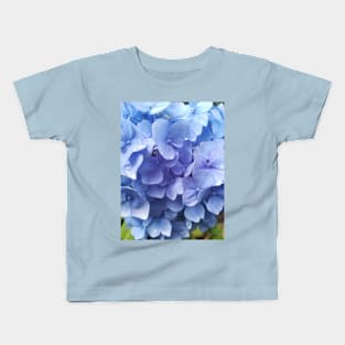 Blue hydrangea photograph Kids T-Shirt